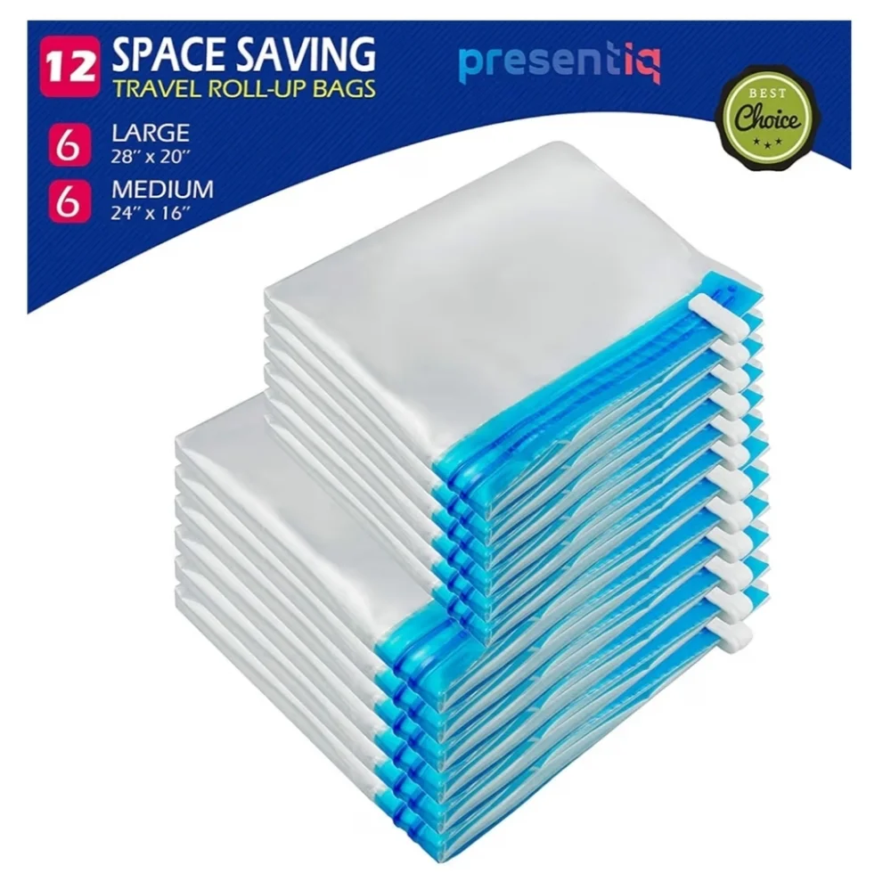 Travel Storage Bags, 12 Count